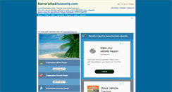 Desktop Screenshot of kamaainadiscount.com